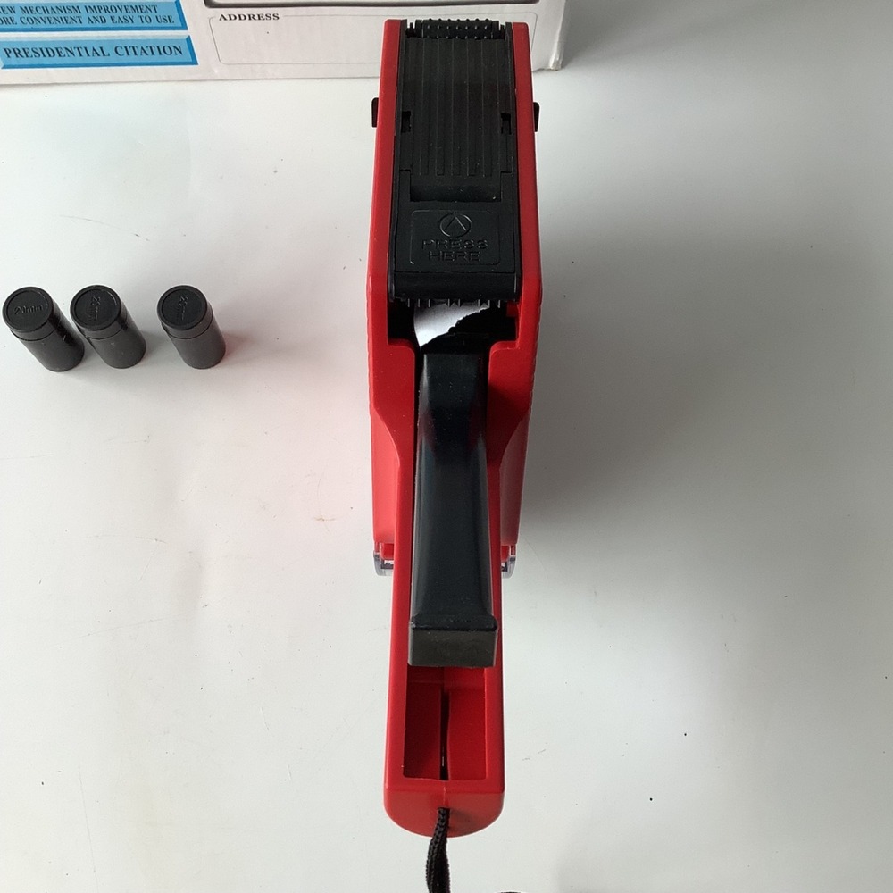 MX-5500 Price Tag Gun Label Marker -Handheld Stamping Machine w/Labels - Picture 6 of 9